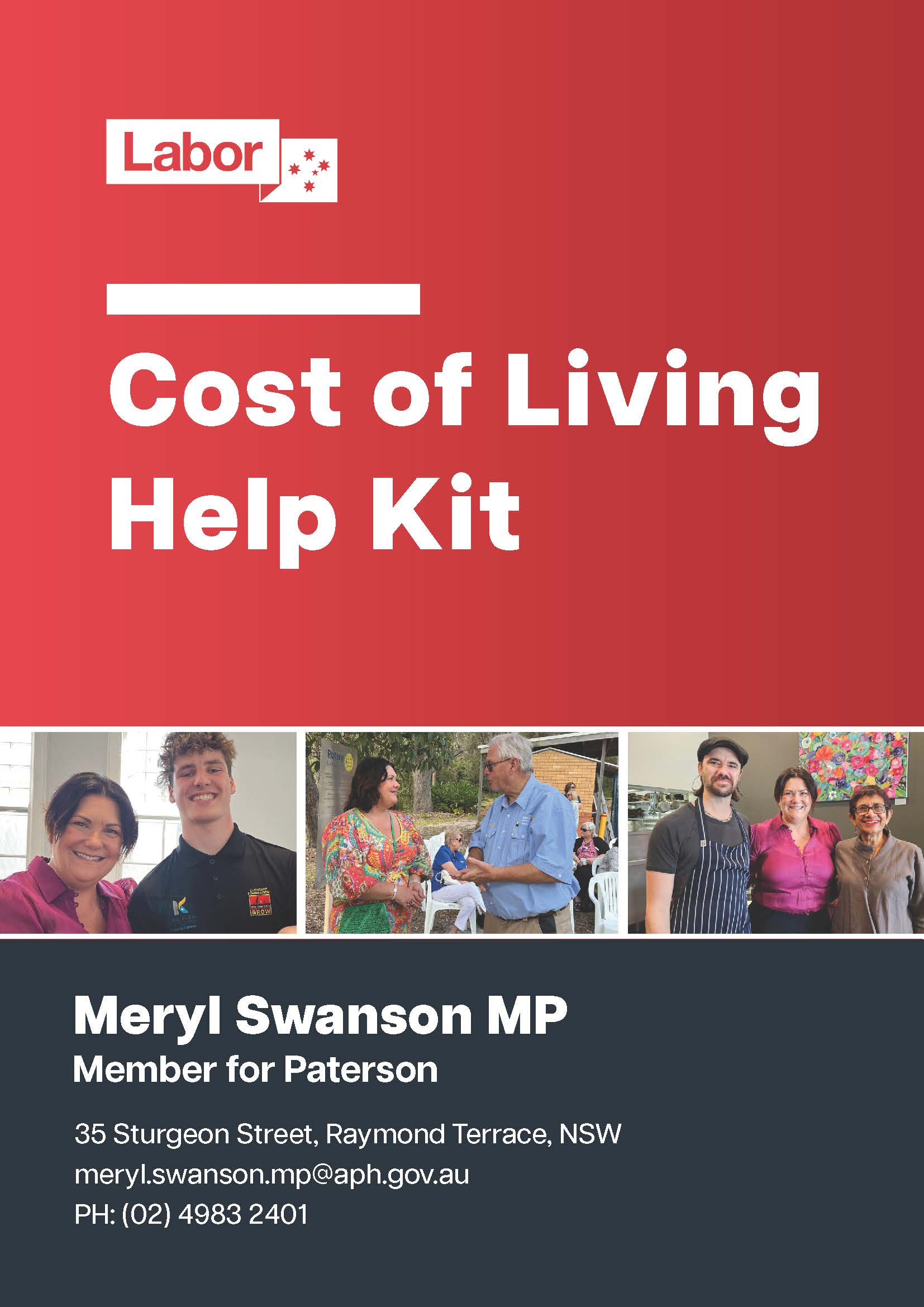 Meryl Swanson Cost of Living Help Kit
